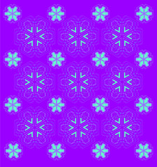 ethnic pattern print and embroidery graphic design vector art