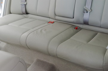 Leather car seats