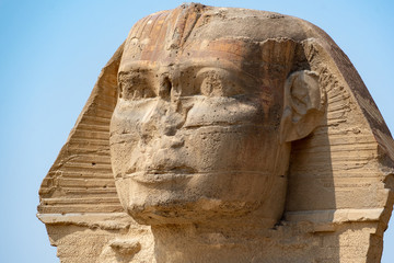Giza's sphinx closeup, Egypt