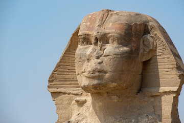 Giza's sphinx closeup, Egypt