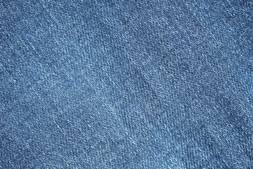 Fototapeta na wymiar Abstract fabric texture of blue jeans or denim background.