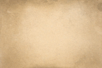 Aged texture of old vintage brown paper, can be use as abstract background, wallpaper,  webpage, copy space for text.