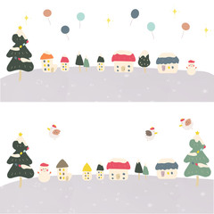 Obraz premium 街並み 冬