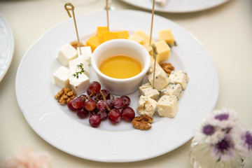 Festive wedding table