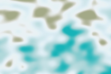 abstract blurred turquoise, blue, white and khaki colors background for design