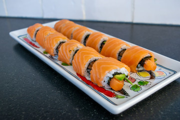 One of my favorite homemade sushi rolls
