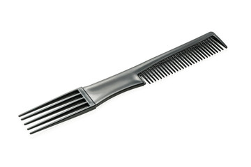 Black flat double comb