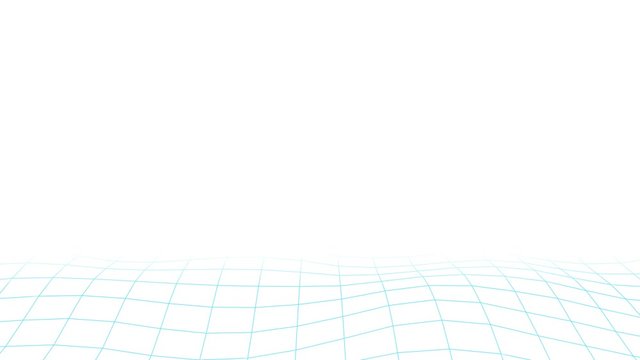 Topographic Mesh Flyover - Faded (4K)
