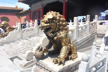 Photo sur Plexiglas Pékin statue of the lion