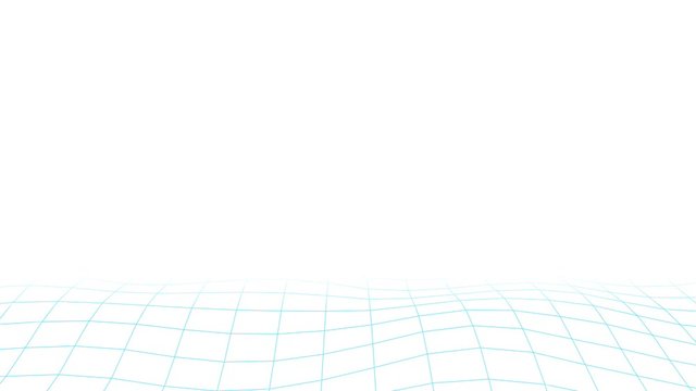 Topographic Mesh Flyover - Faded (HD)