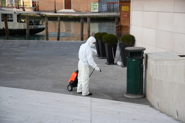 Venice in Italy Covid-19 Coronavirus