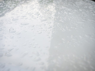 water drops on the window