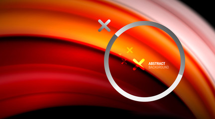 Swirl, curve blurred color lines, holographic rainbow liquid style gradient waves for Wallpaper, Banner, Background, Card, Book Illustration, landing page