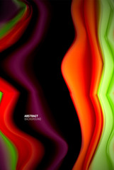 Liquid gradients abstract background, color wave pattern poster design for Wallpaper, Banner, Background, Card, Book Illustration, landing page