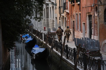 Venice in Italy Covid-19 Coronavirus