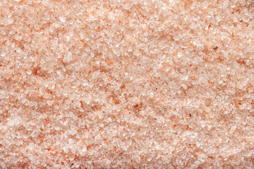 Pink Himalayan salt texture. Close-up