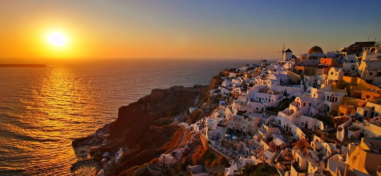 Oia na wyspie Santorini
