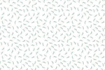 Seamless flying pattern bills money green cash background dollars