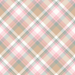 Tartan scotland seamless plaid pattern vector. Retro background fabric. Vintage check color square geometric texture.