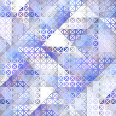 Fototapeta premium Geometric abstract pattern in low poly style.