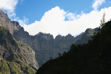 Obraz na płótnie Canvas L'ile de La Réunion dans l'océan Indien, France