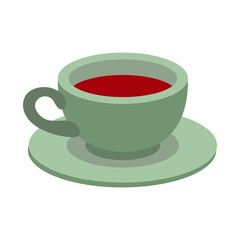 Vector design of coffee and cup sign. Graphic of coffee and hot stock symbol for web.