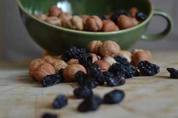 Nuts and Raisins