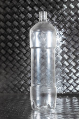 Transparent bottle and its blank for filling line. Water production