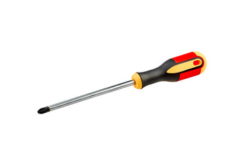Phillips screwdriver on white background