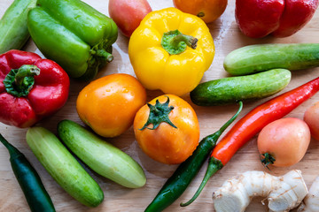 colorful fresh vegetables