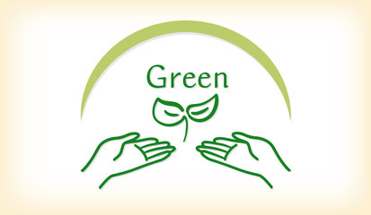 緑イメージの背景