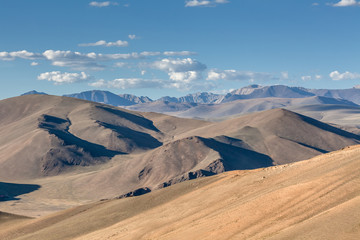 Naklejka na ściany i meble Altai Tavan Bogd National Park in Bayar-Ulgii, Mongolia.