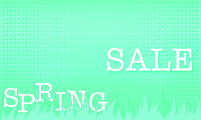This is a spring sale illustration.