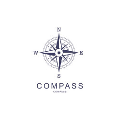 Creative Compass Logo. Stock vector