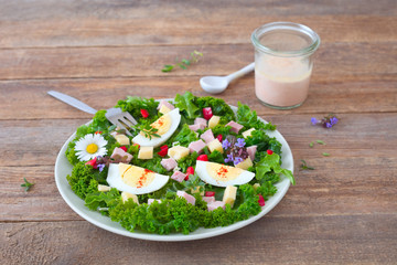 Paprika, Schinken, Ei-Salat