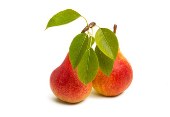 ripe pear isolated