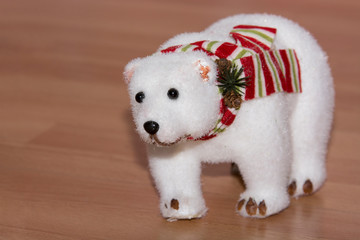 Christmas decoration in the shape of polar bear