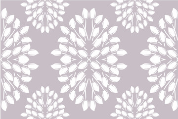 Seamless damask pastele pattern wallpaper. Vintage decor in Victorian style.