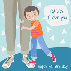 father's day, dad with son