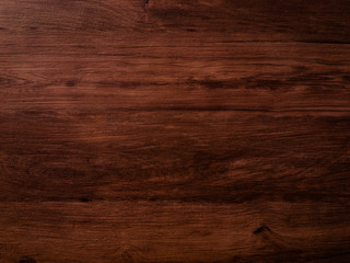 Dark wood texture use as natural background with copy space for artwork. Top view
