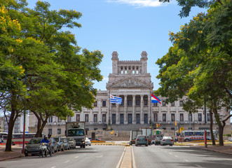 Montevideo, Uruguay, Parliament.
 The legislative Palace is a building in Montevideo that hosts the sessions of the General Assembly of Uruguay. One of the main attractions of Montevideo and all of Ur