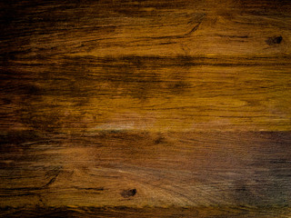 Dark wood texture use as natural background with copy space for artwork. Top view