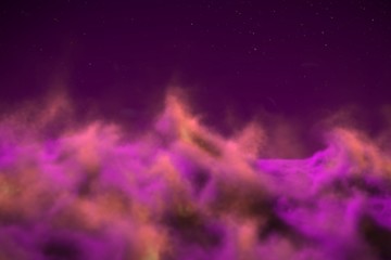 Abstract background creative illustration of mysterious clouds concept with lights bokeh effect you can use for designing purposes