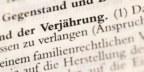 Verj&auml;hrung, Verj&auml;hrt