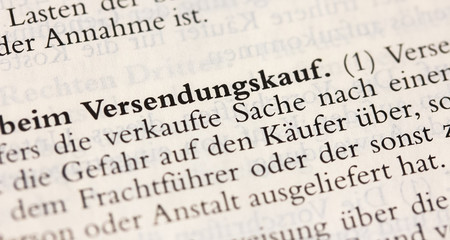 Fototapeta premium Versendungskauf in Online Shops, E-Commerce