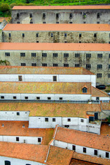 City landscape, view of the city from the upper point. Porto, Portugal