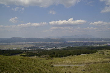 Obraz premium traveling in Aso (Kumamoto Pref.)