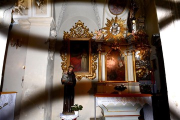 Catholic church of St. Andrew in Krakow. Poland. It is located in the Cracow Old Town on Grodska street, 56.