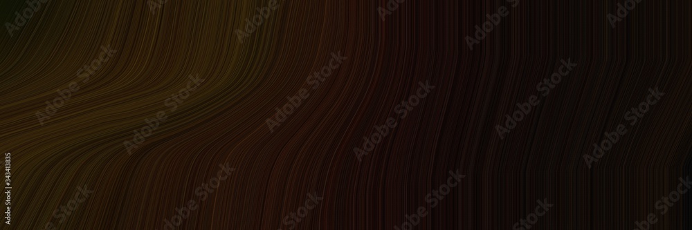 Aufkleber elegant artistic designed horizontal header with very dark red, black and very dark green colors. fluid curved lines with dynamic flowing waves and curves