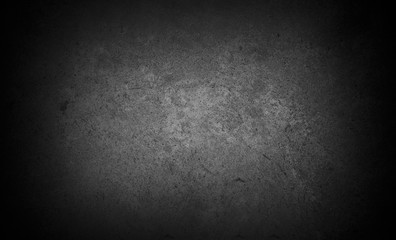 Old wall texture cement dark black gray  background abstract grey color design are light with white gradient background.